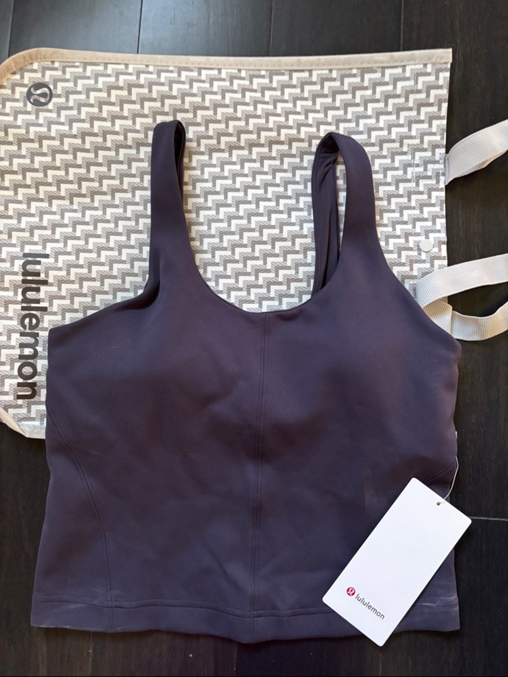LULULEMON GLOW UP TANK IN ATMOSPHERIC PURPLE SZ 6 NWT